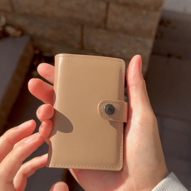 Snap Button Mini Wallet