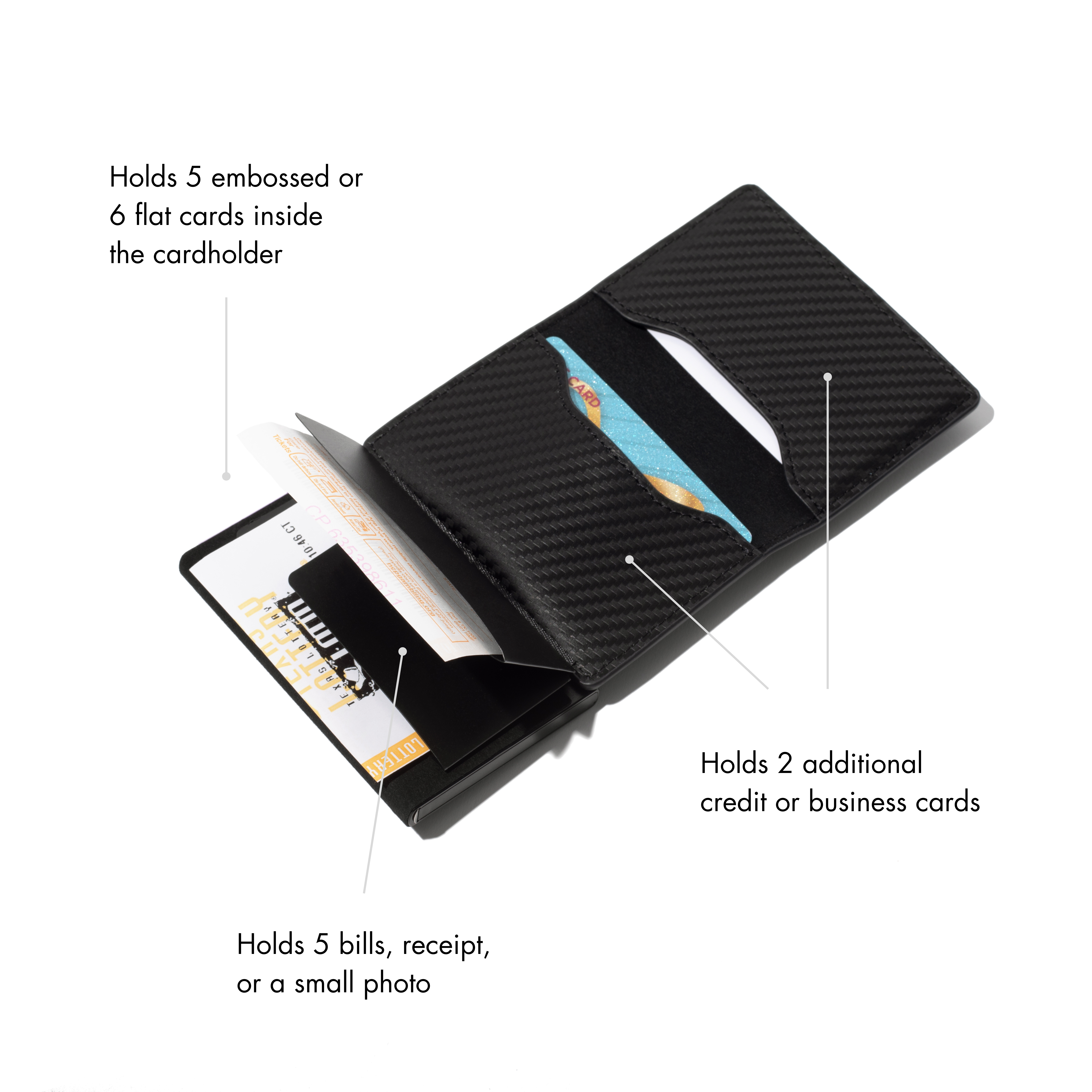 Carbon Fiber Mini Wallet