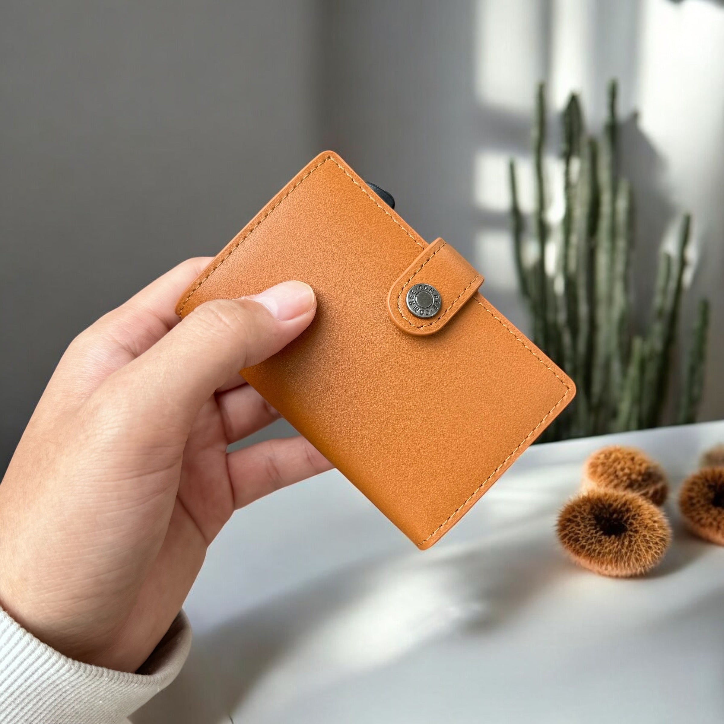 Snap Button Mini Wallet